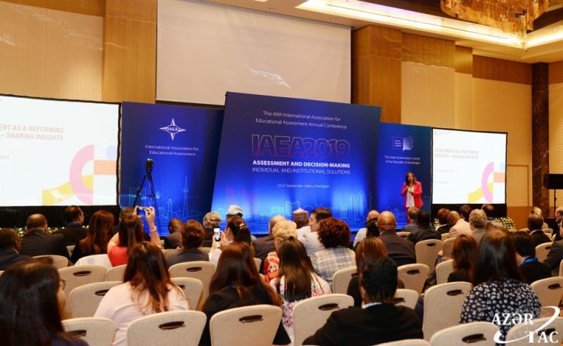 IAEA 2019: Əsas məruzəçilərdən Hanan Xalifa "Qiymətləndirmə islahat təşəbbüsü kimi – təcrübə mübadiləsi" mövzusunda çıxış edib