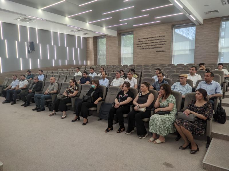 Xüsusi qabiliyyət imtahanlarında iştirak edən imtahan rəhbərləri üçün təlim keçirilib