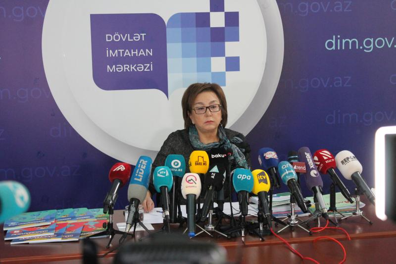 DİM Direktorlar Şurasının sədri Məleykə Abbaszadə mətbuat konfransı keçirib