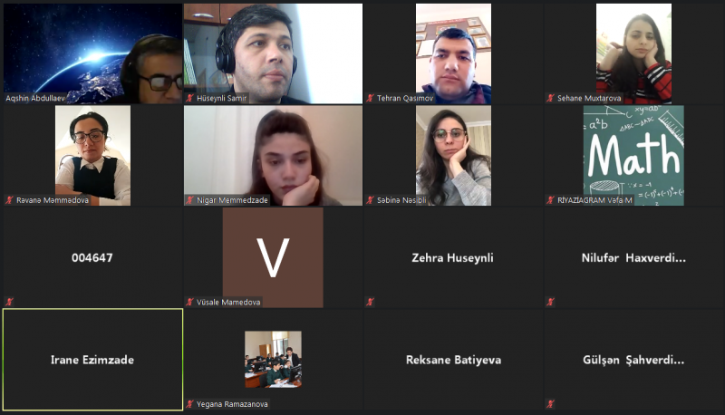 6-7 mart 2021-ci il tarixlərində Azərbaycan dili, riyaziyyat, biologiya, kimya və tarix fənlərindən onlayn formada “Zoom” platforması üzərindən hazırlıq kurslarının növbəti məşğələləri keçirilib