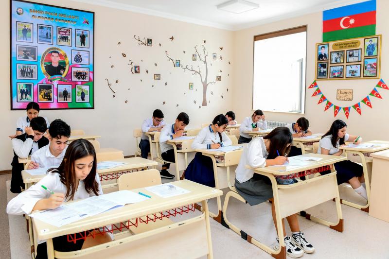 Azərbaycan dili (dövlət dili kimi) fənni üzrə imtahan keçirilib