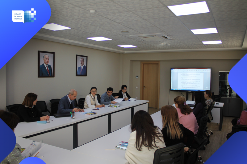 Dövlət İmtahan Mərkəzində 14 fevral 2023-cü il tarixində kimya fənni üzrə işçi qrupunun iclası keçirilib