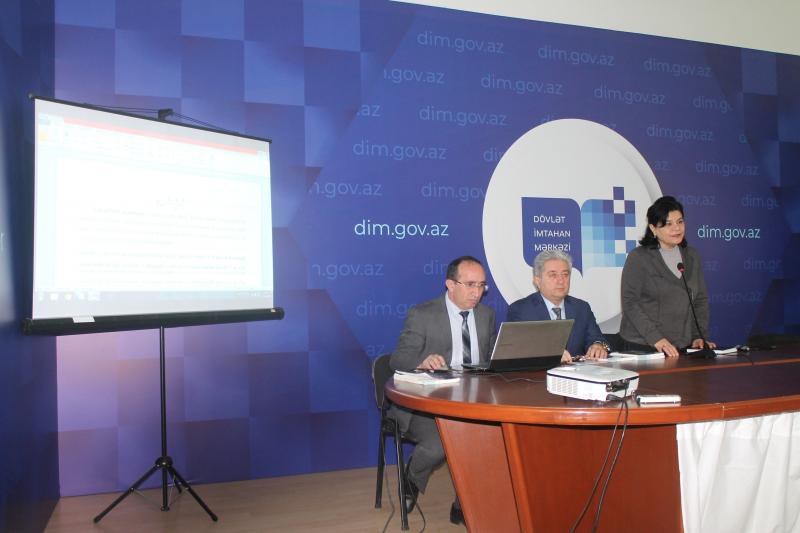 Dövlət İmtahan Mərkəzində fənlər üzrə hazırlıq kursları və elmi-metodiki seminarlar keçirilib