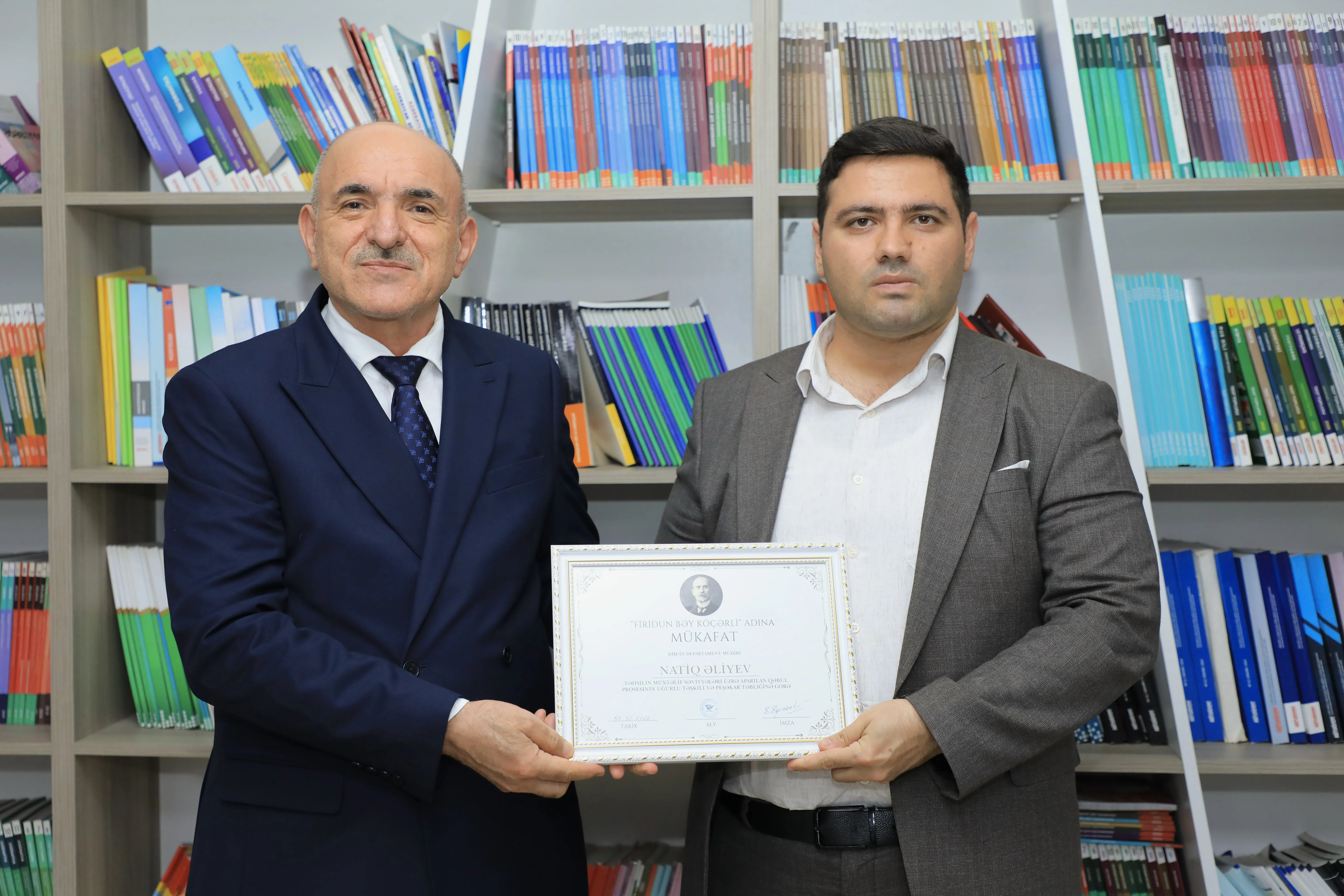 Dövlət İmtahan Mərkəzinin əməkdaşına “Firidun bəy Köçərli” mükafatı təqdim olunub...