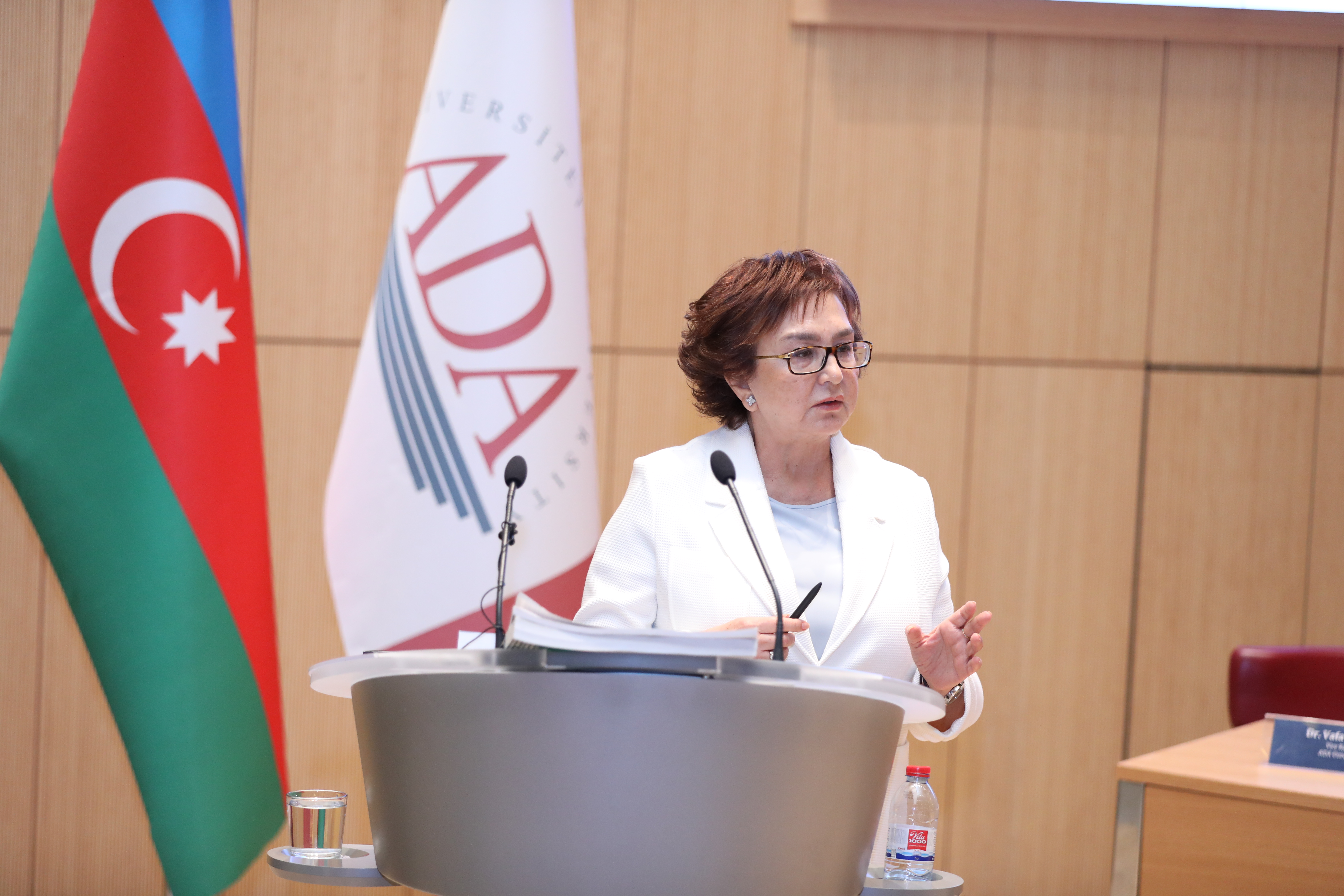 M. Abbaszadeh, SEC Chairperson, spoke at the international educational conference held at ADA University