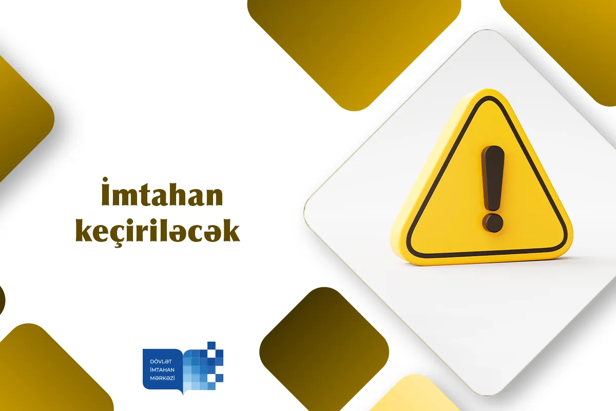 Oktyabrın 6-da dövlət qulluğunda inzibati icraçı (B növü) vəzifələrə aid qruplar üzrə test imtahanı keçiriləcək