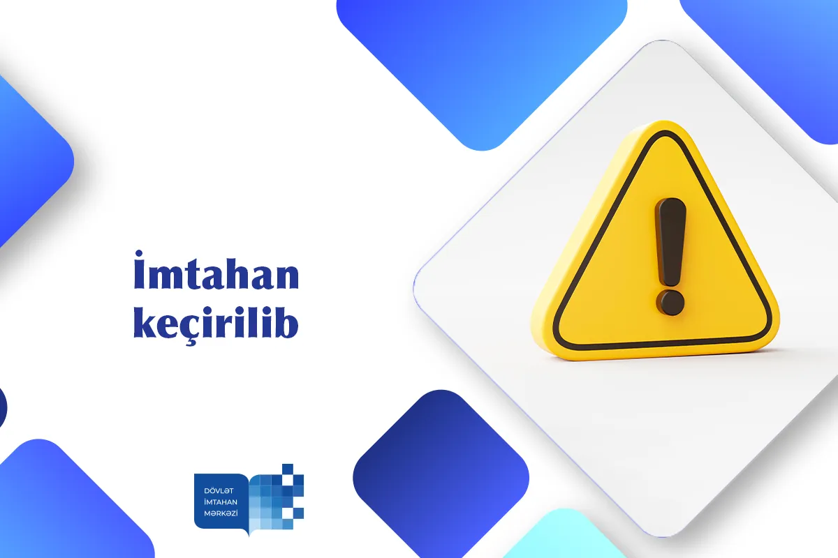 YENİLƏNİB. Dövlət qulluğuna qəbul və dövlət qulluğunda fəaliyyətin davam etdirilməsi üzrə test imtahanları keçirilib