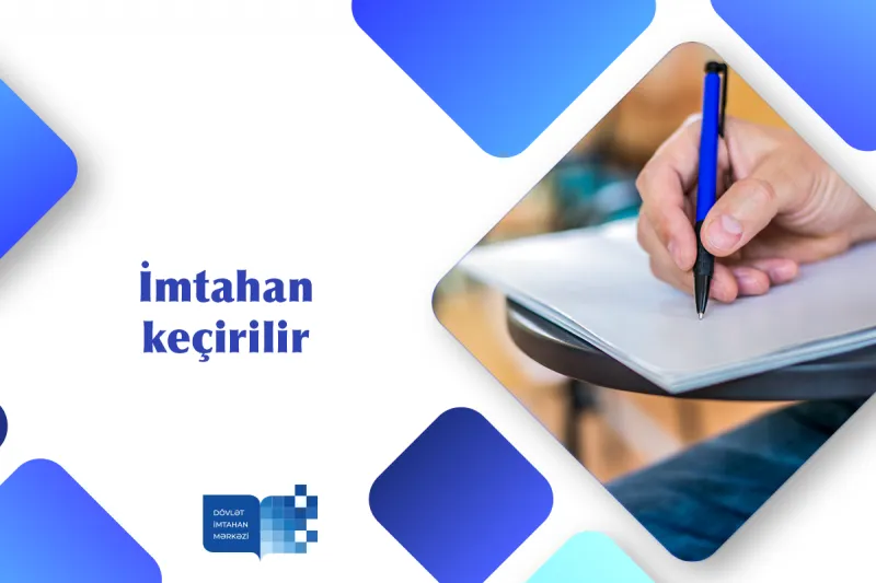 Dövlət qulluğunda inzibati rəhbər və icraçı vəzifələrə qəbul üzrə müsabiqənin test imtahan...